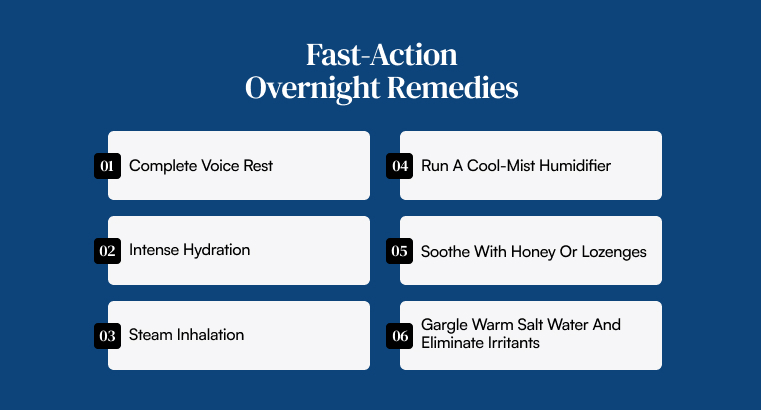 Fast-Action Overnight Remedies
