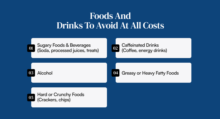 Foods And Drinks To Avoid At All Costs