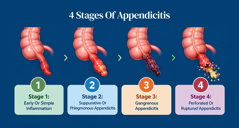 The 4 Stages Of Appendicitis