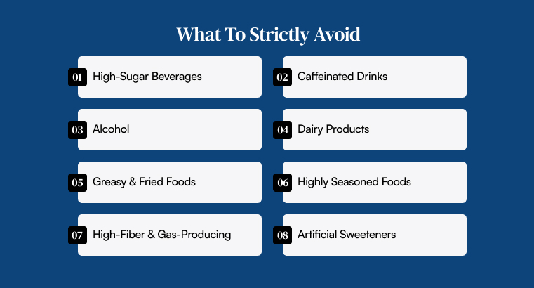 What To Strictly Avoid